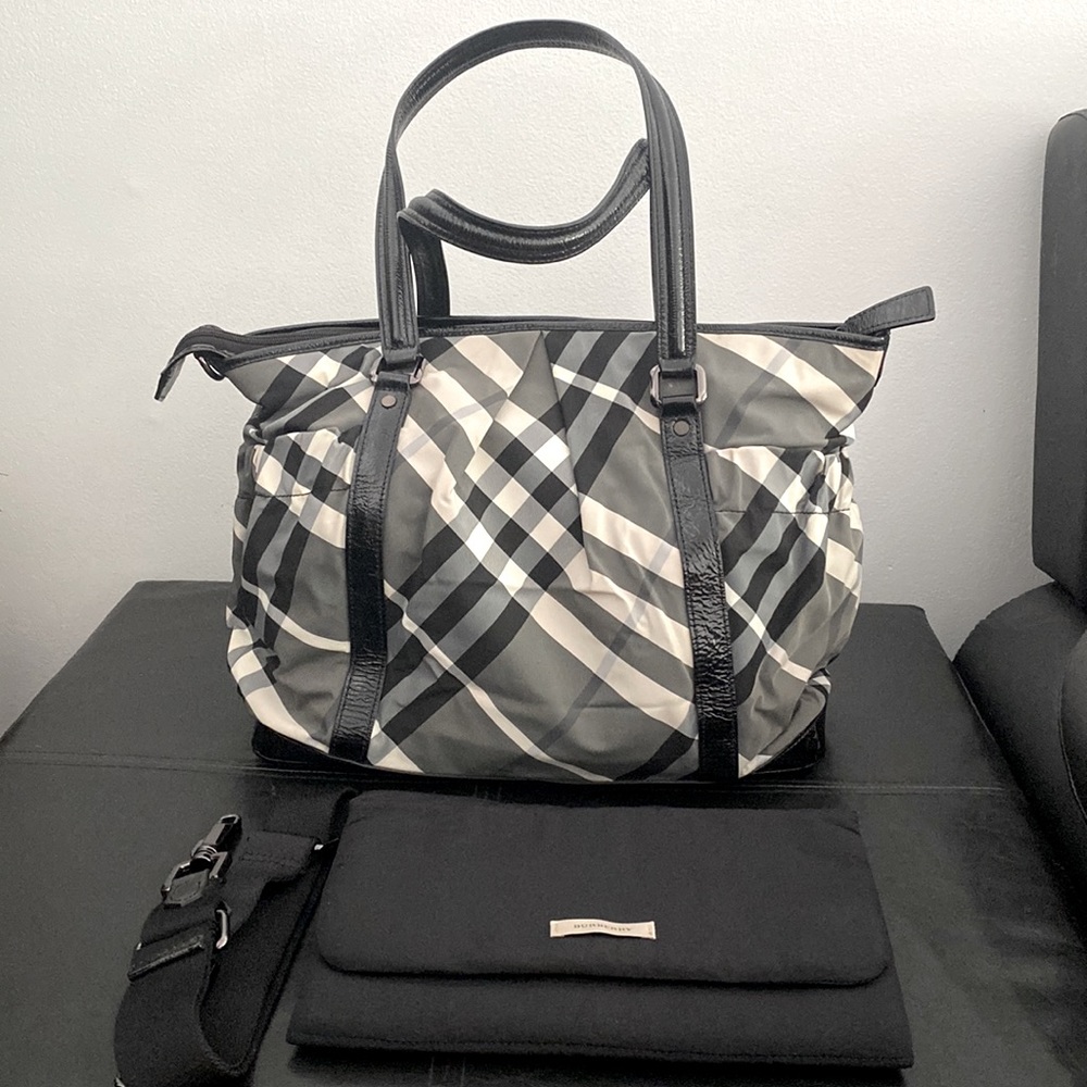 100% Authentic Burberry diaper bag / travel bag